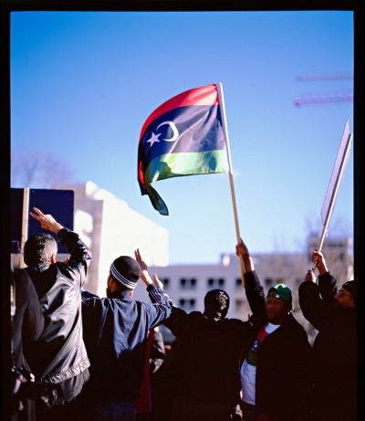 Protests in Libya have led to a decrease in the countrys oil production. (©...