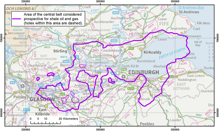 The British Geological Survey have assessed the shale reserve in Scotland, and...