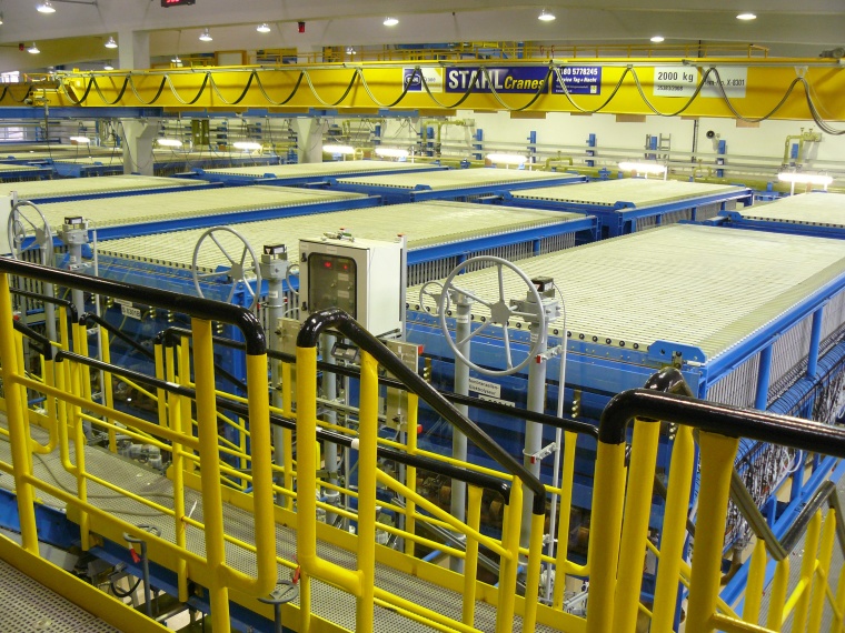 Membrane electrolysis for the production of the PVC precursor chlorine in...