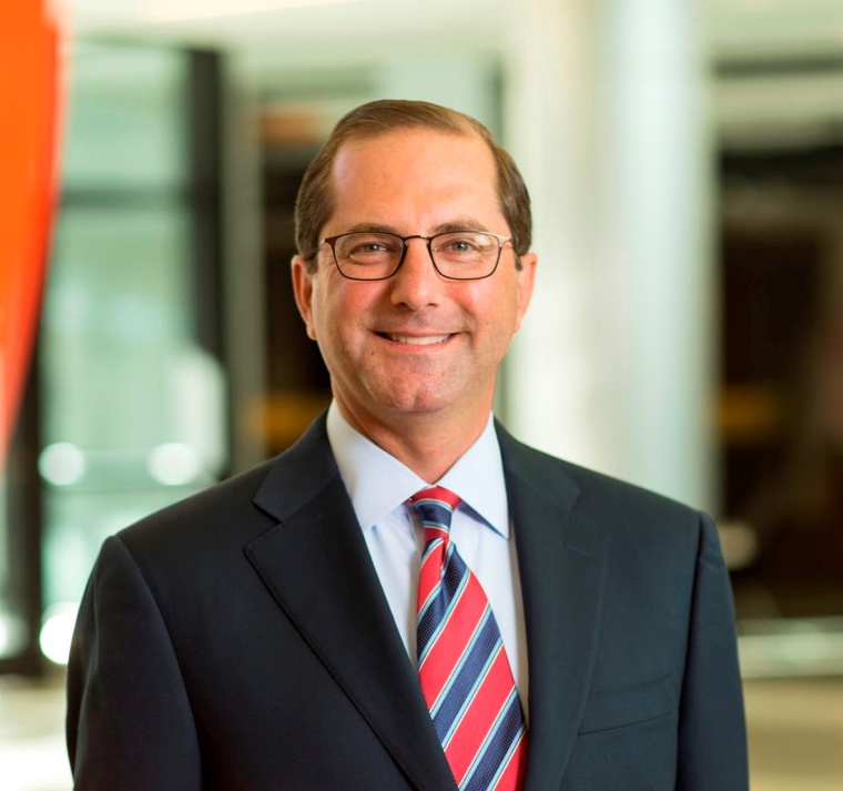 US president, Donald Trump, has chosen Alex Azar, a former US president of...