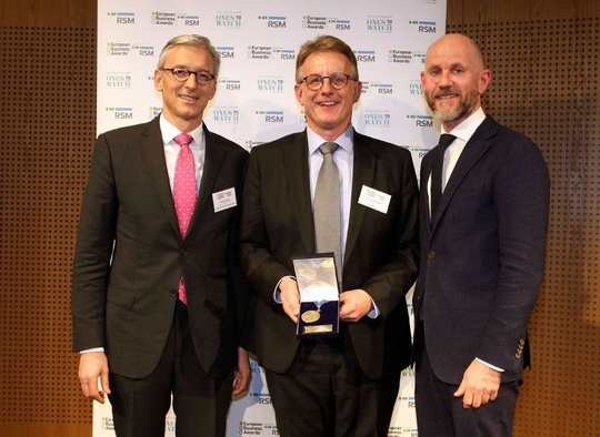 European Business Awards ceremony: Rolf Maihoefer (Senior Advisor at ELITE –...