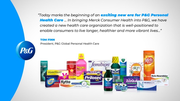 Merck KGaA Completes Consumer Health Sale (c) P&G