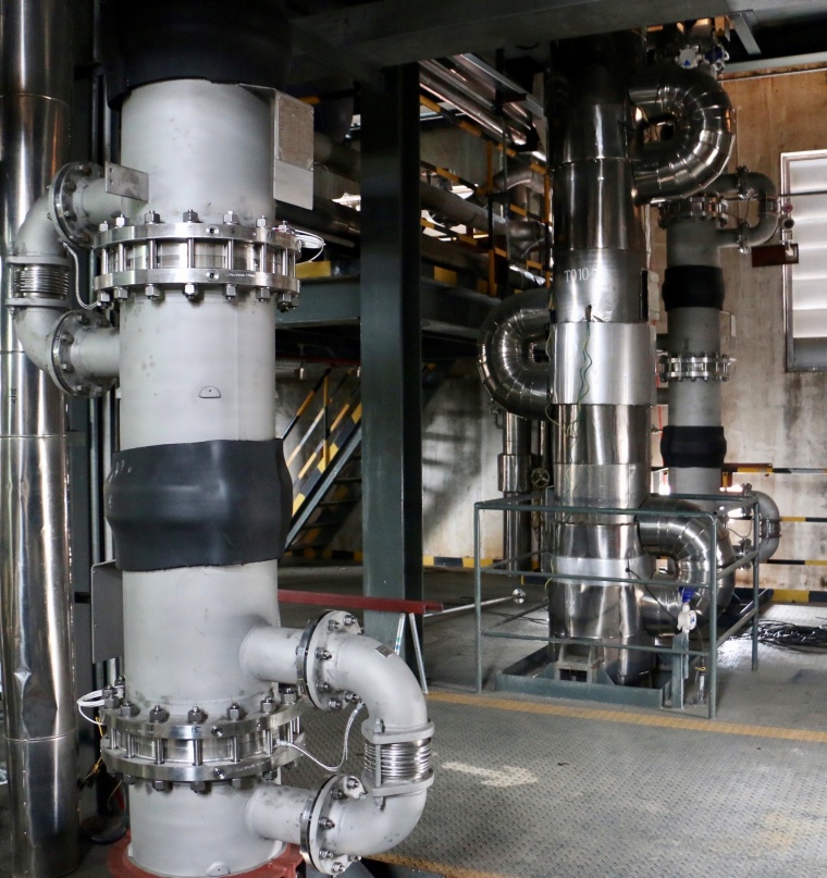 Integration of the continuously operated Miprowa flow reactors into the...