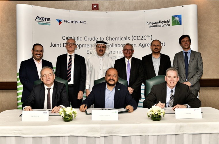 Aramco in CC2C Pact with Axens/Technip FMC (c) Technip FMC