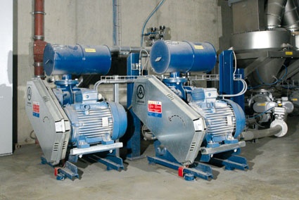 Aerzen positive displacement blower units of type GM 10 S of series “Delta...