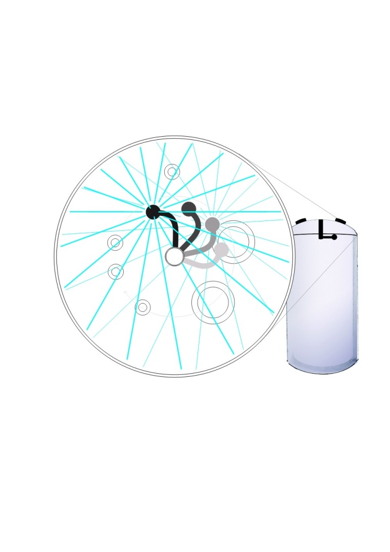 The spray ball as technically not very advanced component is necessary for...