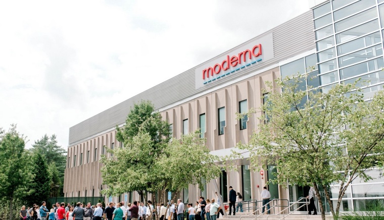 Covid-19 vaccine maker Moderna will make major renovations at its Norwood,...