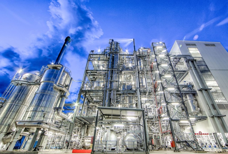 Melamine plant in Piesteritz, Germany. (c) Borealis