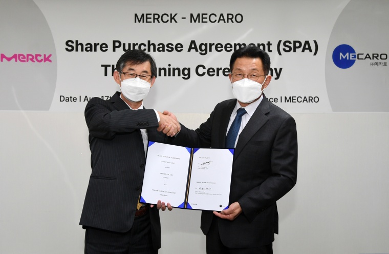 Merck has signed a definitive agreement to acquire the chemical business of...