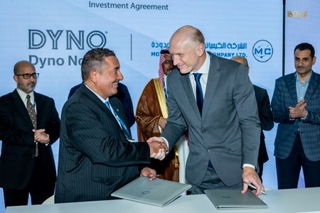 Abdulaziz Al Hamwah, Vice Chairman & CEO of Modern Chemicals Company and Greg...