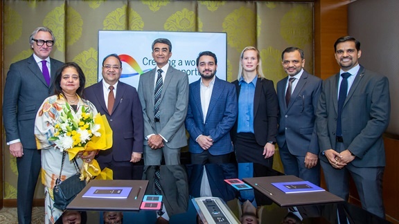 IMCD to aquire Parkash DyeChem in India. from left to right: Mr. Frank...