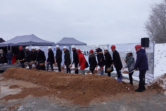 More than 120 participants attended the groundbreaking ceremony and festivities...