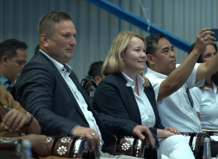 Block Solutions founder Markus Silfverberg and CEO Sanna Silfverberg. (photo:...