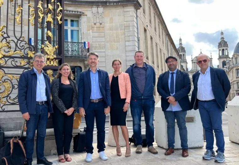 Carbios Team at Nancy Prefecture. © Carbios