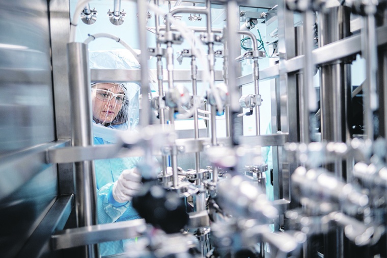 Production of mRNA at BioNTechs site in Marburg, Germany. | © BioNTech