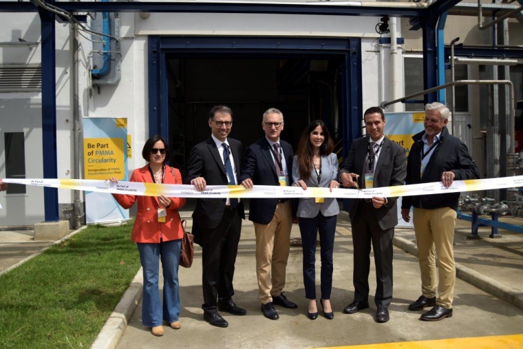 Community event celebrating the opening of the new PMMA Depolymerization pilot...