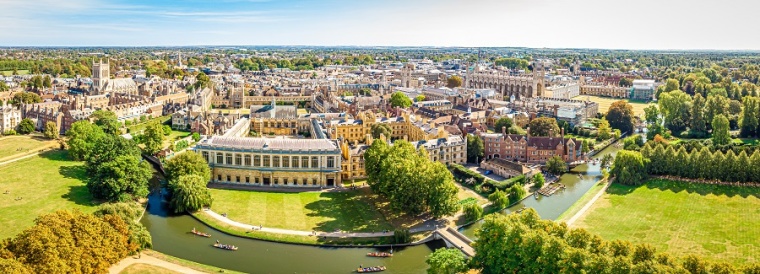 Cambridge is part of the Golden Triangle. The region belongs to the top 25...