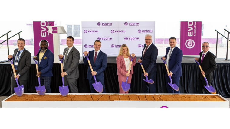 Evoniks silica expansion groundbreaking in Charleston, US. © Evonik