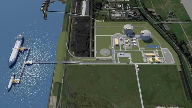 LNG-Terminal in Brunsbüttel