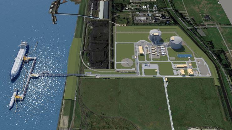 brunsbuettel german LNG terminal