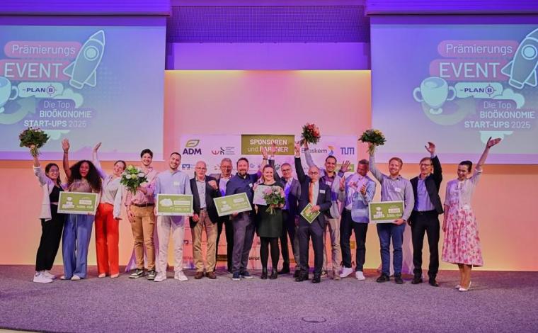 Die Preisträger des Start-up Wettbewerbs „PlanB