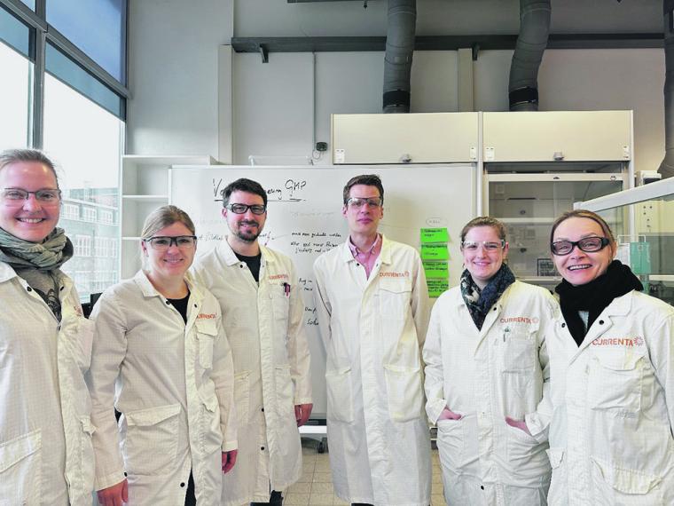 KEN-Laborleiter Thoelen und sein Team (v. l. n. r.): Juliane Boecker, Sabine...