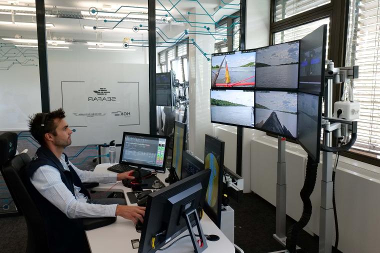 Das Remote Operations Center in Duisburg erlaubt die ferngesteuerte Steuerung...