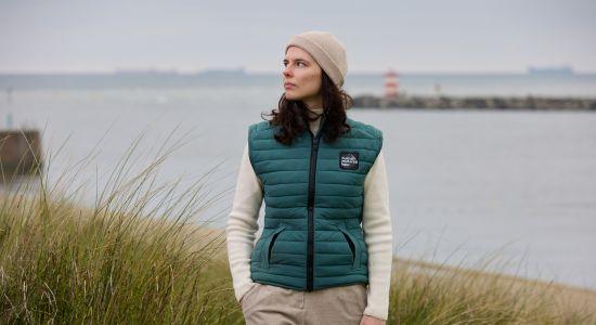 Human Material Loop bodywarmer.