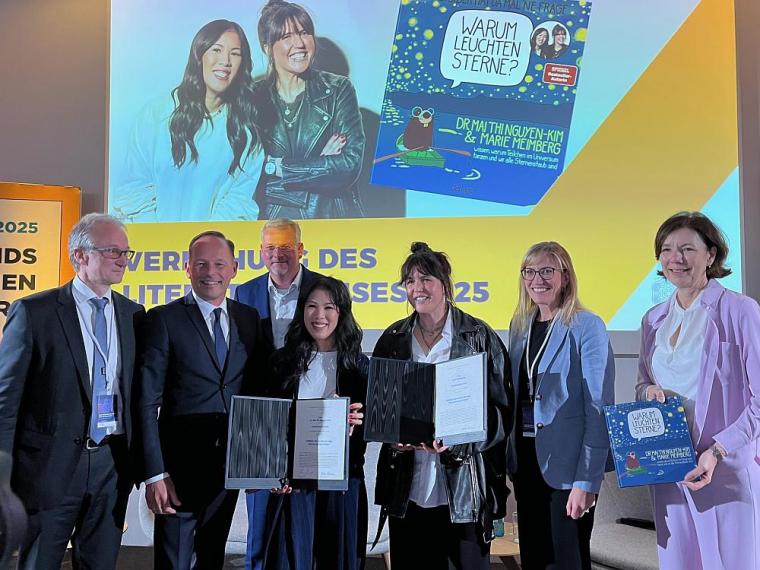 Mai Thi Nguyen-Kim und Marie Meimberg werden vom Fonds der Chemischen Industrie...