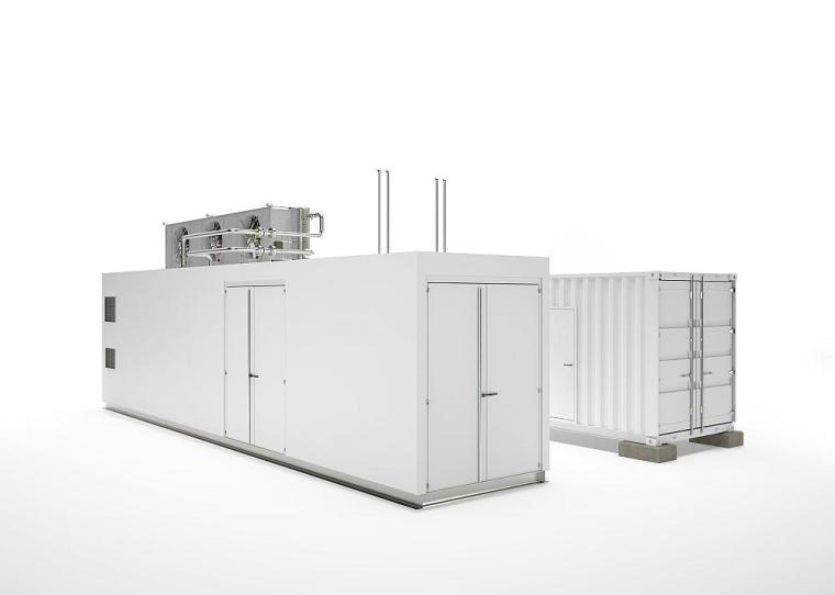 Das containergroße, modulare Design ermöglicht eine stufenweise Erweiterung...