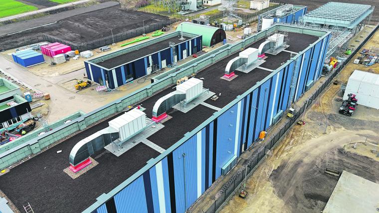 Im Energiepark Bad Lauchstädt wird ein Elektrolyseur gebaut, der die...