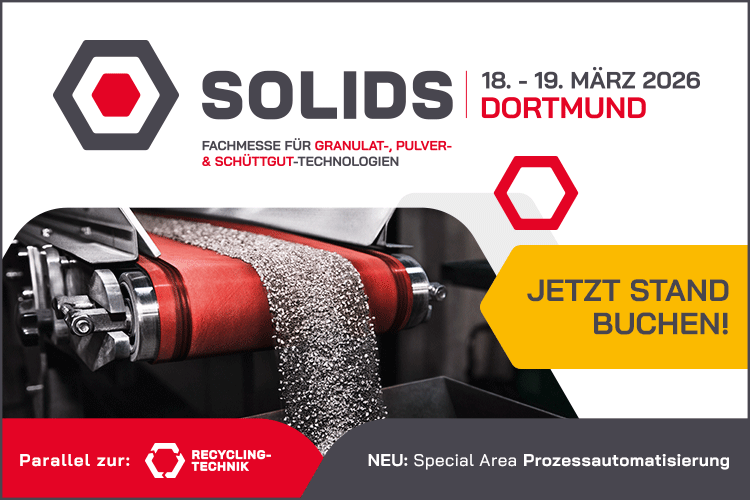 Prozessautomatisierung im Fokus: Solids & Recycling-Technik Dortmund 2026...