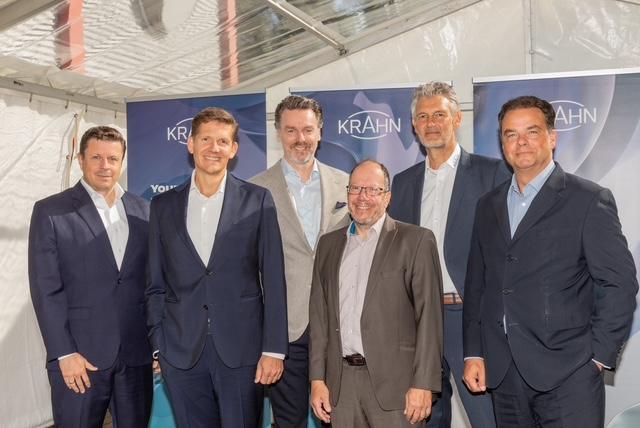 (v.l.n.r): Jan Lösch, CFO Otto Krahn Holding, Philip O. Krahn, CEO Otto Krahn...