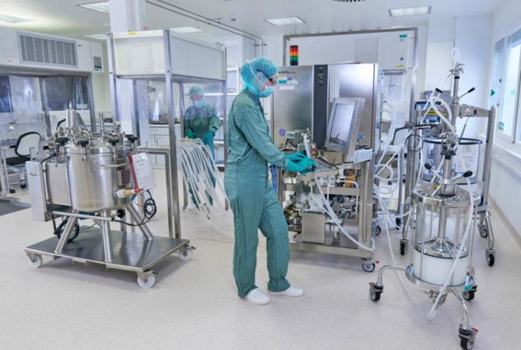 Produktion bei Rentschler Biopharma