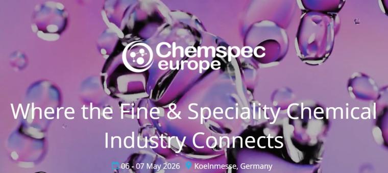 On May 6 and 7, 2026, the international fine and specialty chemicals community...