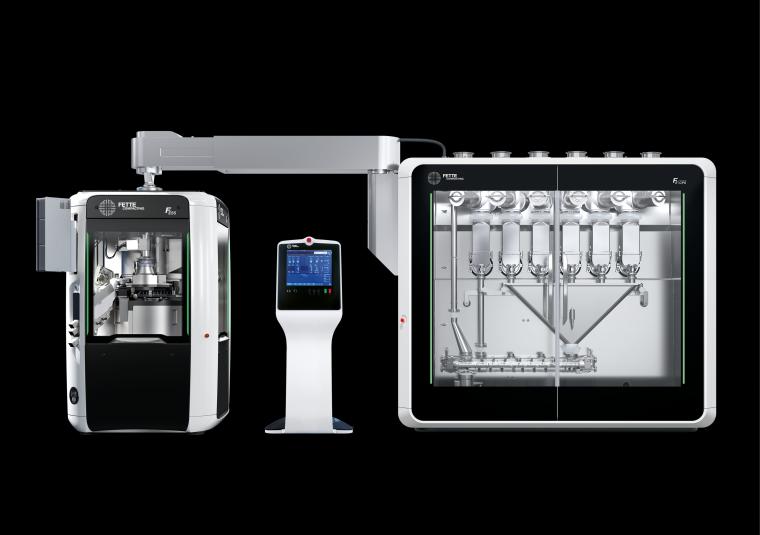 Abb. 2: Kontinuierliche Direktverpressungsanlage bestehend aus dem...