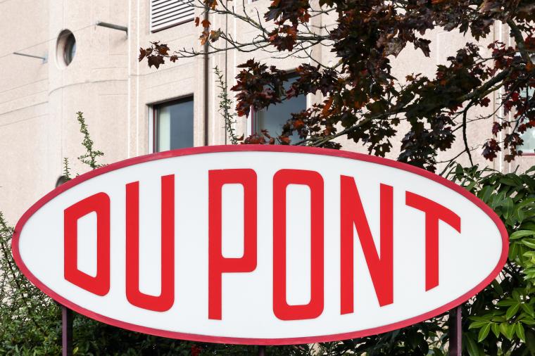 DuPont logo outside of a building