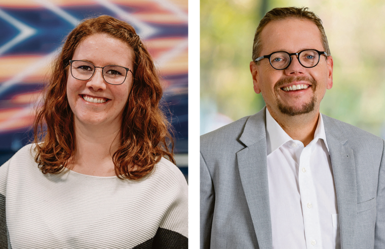 Andrea Žamarija,  Trainerin und Projektleiterin, und Peter Lassek,  Senior...