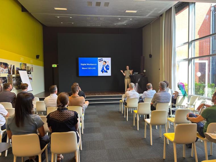 Presentation at an event