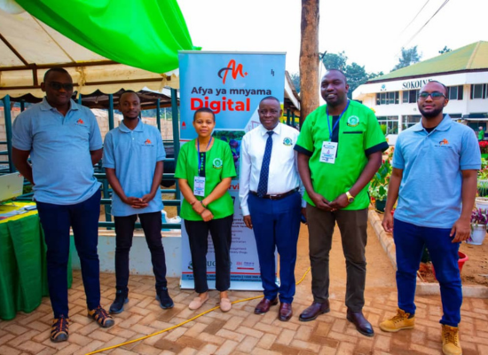 (Part of) Afya Ya Mnyama Digital team (from left to right): Dickson Massawe...