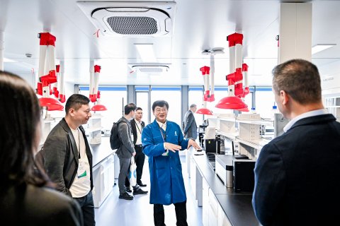 Inauguration of new specialty chemicals laboratory in Shanghai.