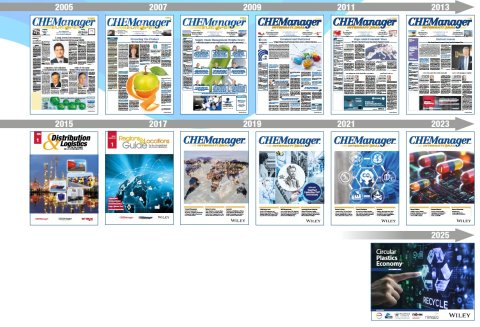 Various past issue covers